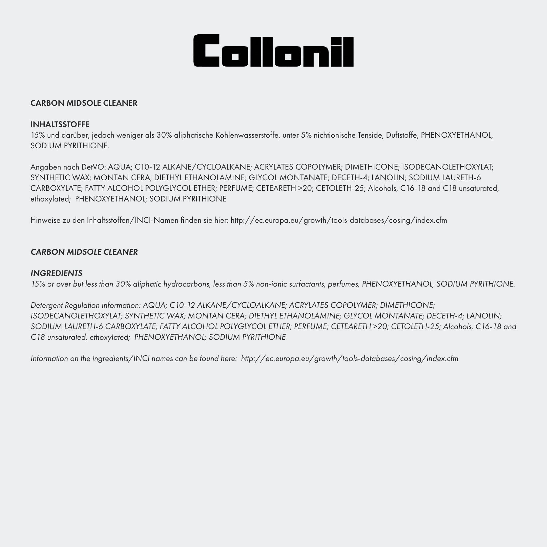 Collonil -  Carbon Lab Midsole Cleaner