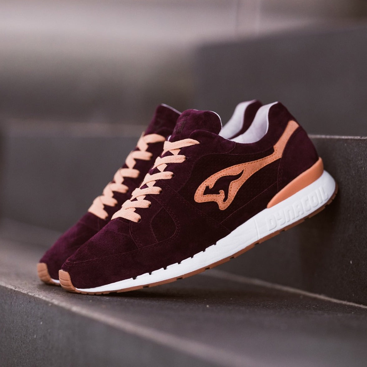 KangaROOS BLACK - Coil R1 Shiraz MIG, Art.47225, Men/Men/Women/Women Sneaker, handmade, stylish, trend sneaker, cushioning sole, high wearing comfort, high quality workmanship, excellent fit, elegant, business shoe, Hummel &Hummel Schuhmanufakturamp; Hummel Schuhmanufaktur, Made in Germany, sustainable production, high quality/sustainable materials, leather