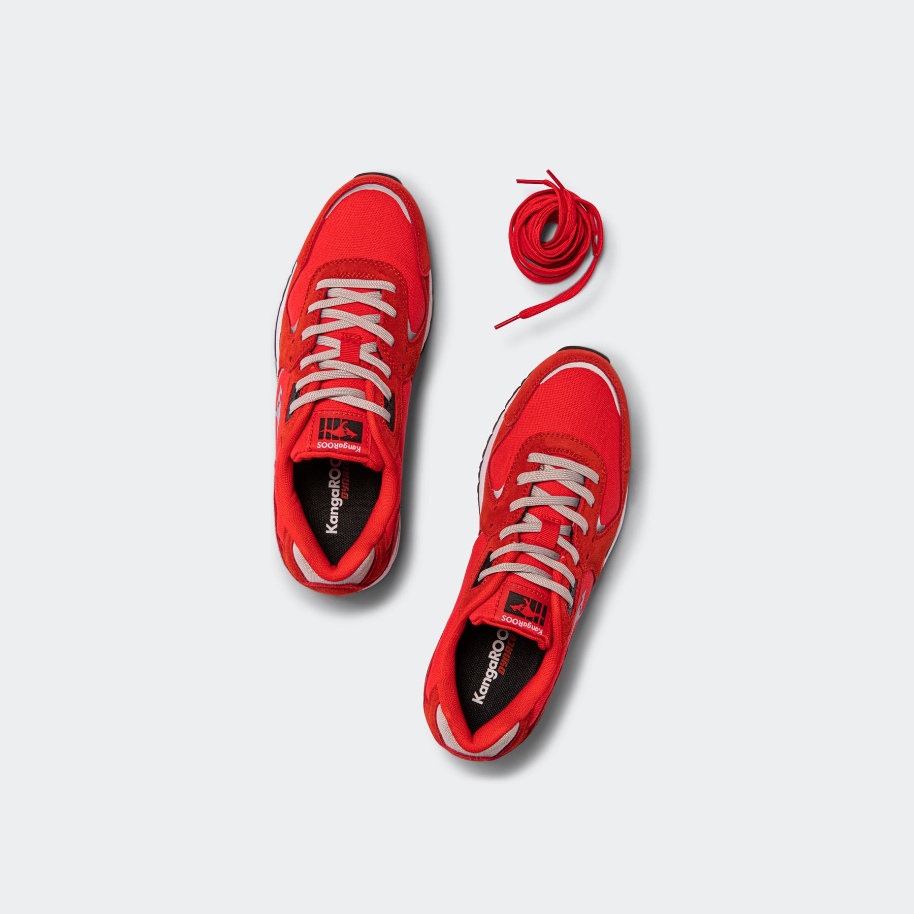 47248_6000_KangaROOS RED - Coil R2 Ultimate, oDamen/ Frauen Sneaker, Trend Sneaker, hoher Laufkomfort, hochwertige Verarbeitung, premium Qualität, elegant, Freizeit Schuh, KangaROOS, Hummel & Hummel, Herren, Männer Sneakers