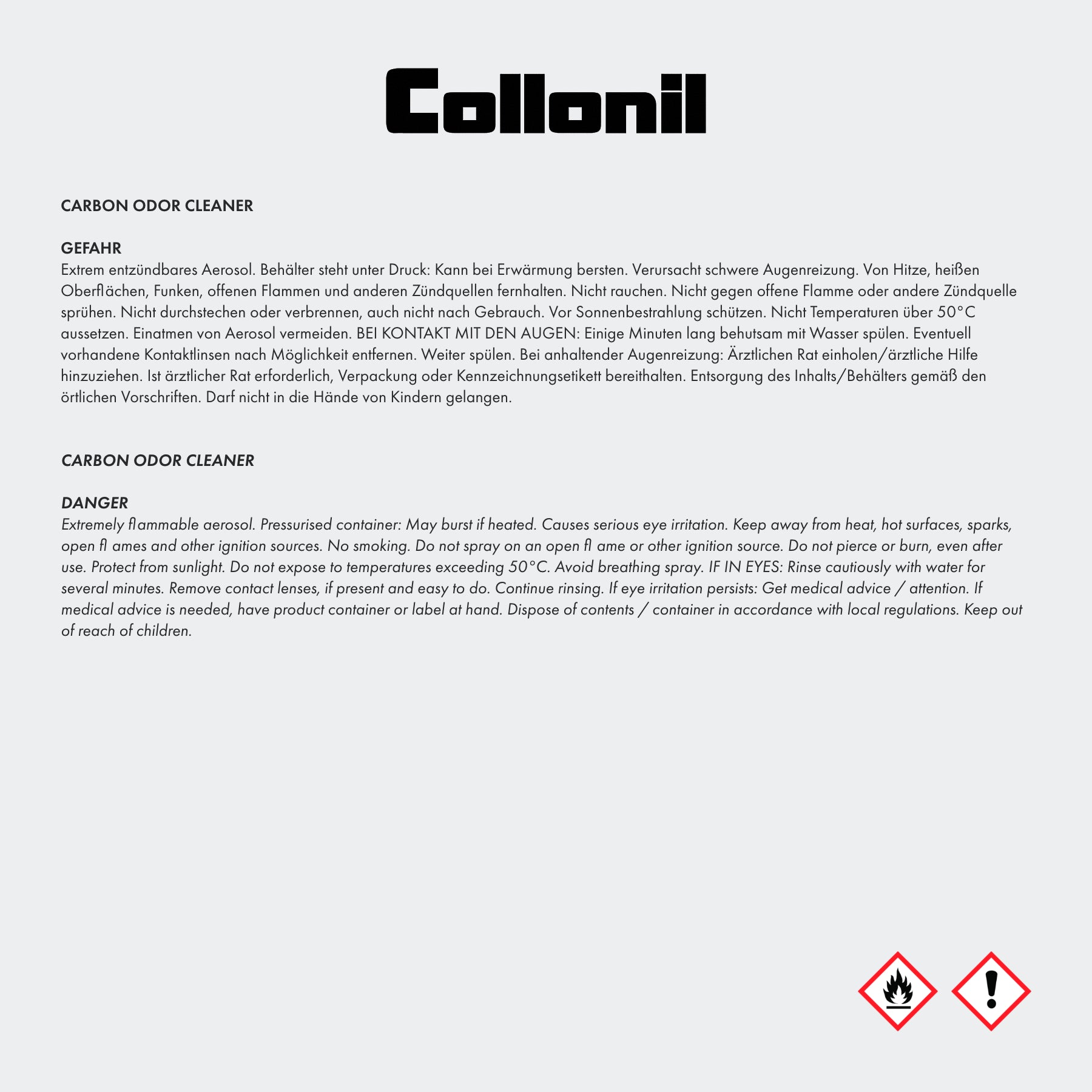 Collonil - Carbon Lab Odor Cleaner